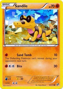 Sandile (63/114) (Cracked Ice Holo) (Black & White: Base Set) [Theme Deck Exclusive]