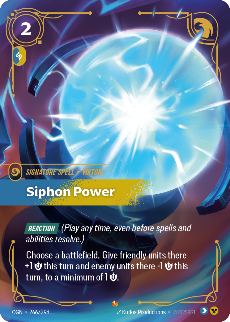 front of card Siphon Power [Origins]