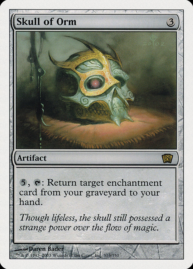 (Oversized) Skull of Orm (8th Edition) [Oversize Cards]