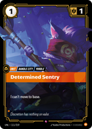 front of card Determined Sentry [Unleashed] 111/219