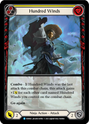 Hundred Winds (Yellow) [EVR042] (Everfest) 1st Edition Extended Art Rainbow Foil