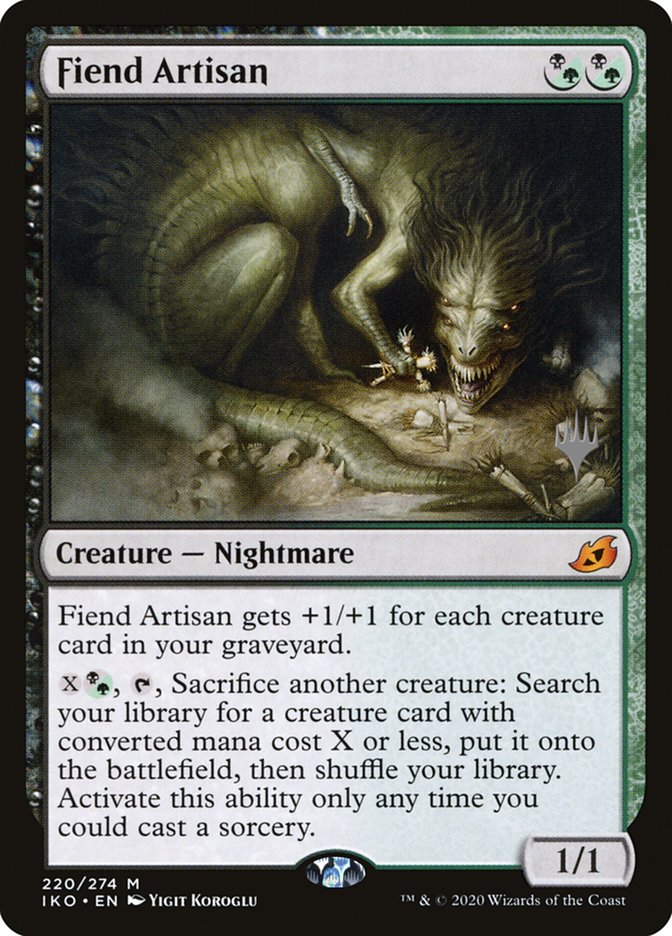 Fiend Artisan (Promo Pack) [Ikoria: Lair of Behemoths Promo Pack]