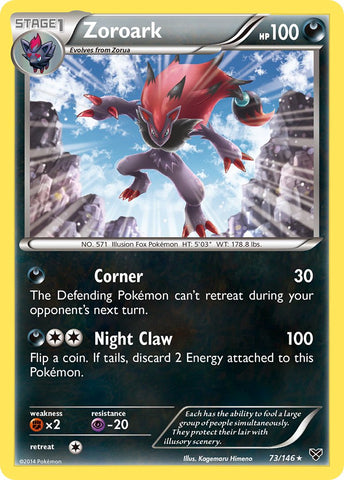 Zoroark (73/146) (Cosmos Holo) (Blister Exclusive) (XY: Base Set) [Theme Deck Exclusive]