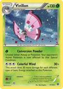 Vivillon (17/146) (Meadow Form/Pink Wings) (Cosmos Holo) (XY: Base Set) [Theme Deck Exclusive]