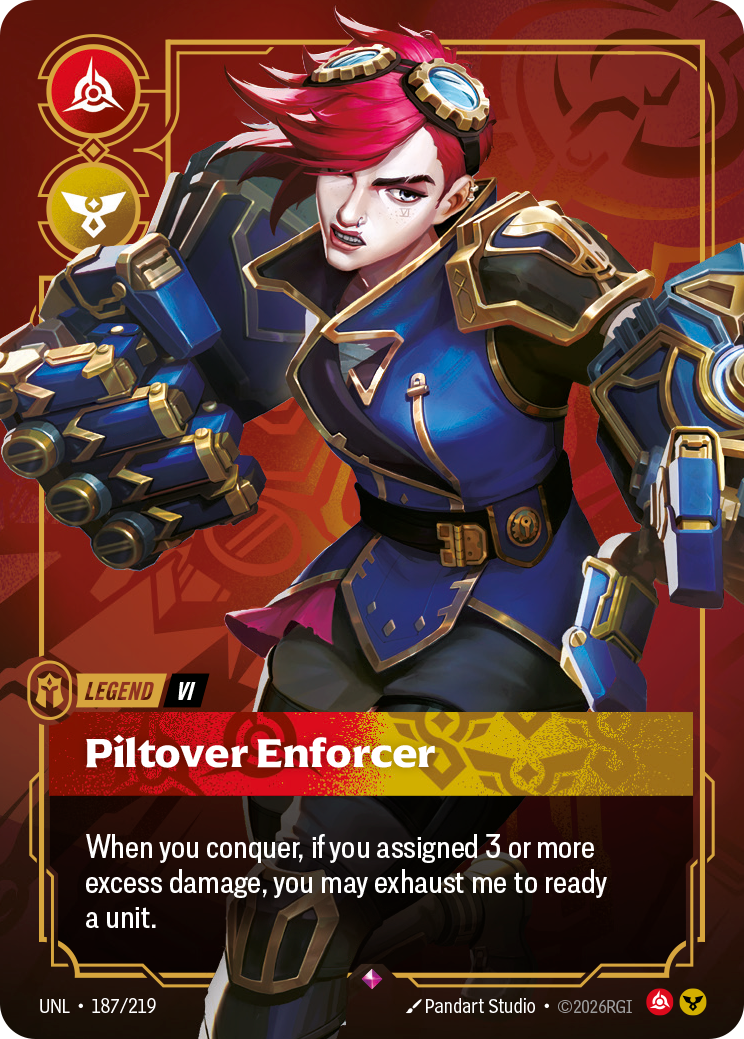 front of card Vi, Piltover Enforcer [Unleashed] 187/219