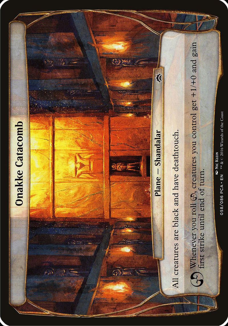 (Oversized Plane) Onakke Catacomb [Planechase Anthology Planes]