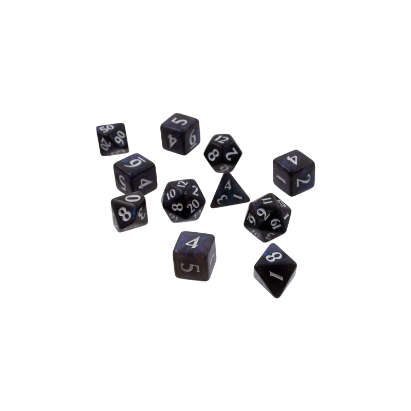 Ultra PRO: 11-Dice Set - Eclipse (Jet Black)