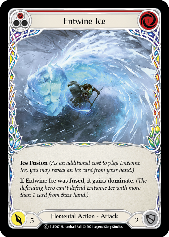 Entwine Ice (Red) [U-ELE097] (Tales of Aria Unlimited) Unlimited Normal