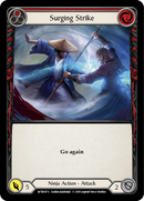 Surging Strike (Red) [WTR107-C] (Welcome to Rathe) Alpha Print Rainbow Foil
