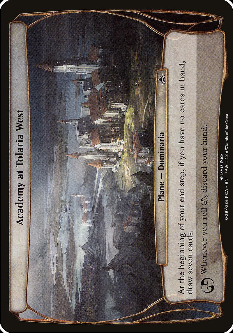 (Oversized Plane) Academy at Tolaria West [Planechase Anthology Planes]