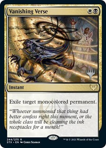 Vanishing Verse (Promo Pack) [Strixhaven: School of Mages Promo Pack]