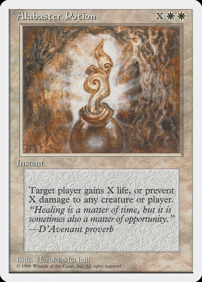 Alabaster Potion (4th Ed 1996 Dated) [Introductory Two-Player Set]