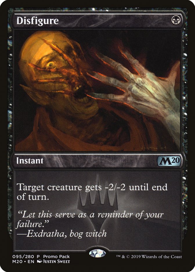Disfigure (Promo Pack) [Core Set 2020 Promo Pack]