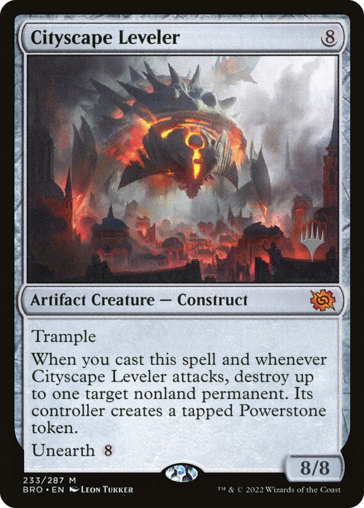 Cityscape Leveler (Promo Pack) [The Brothers' War Promo Pack]