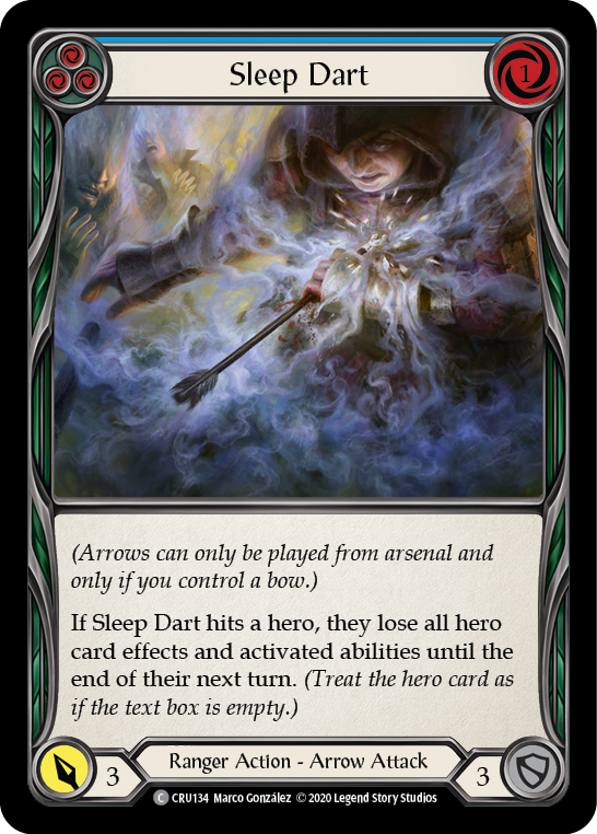 Sleep Dart (Blue) [CRU134] (Crucible of War) 1st Edition Normal