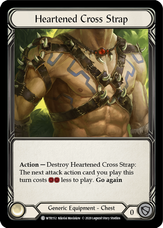 Heartened Cross Strap [U-WTR152] (Welcome to Rathe Unlimited) Unlimited Rainbow Foil