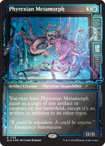 Phyrexian Metamorph (1758) (Rainbow Foil) [Secret Lair Drop Series]