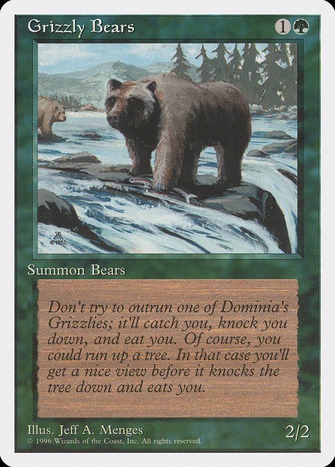 Grizzly Bears (4th Ed 1996 Dated) [Introductory Two-Player Set]