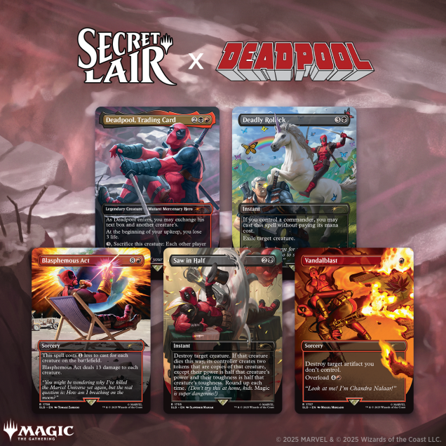 Secret Lair Drop: Secret Lair x Marvel's Deadpool