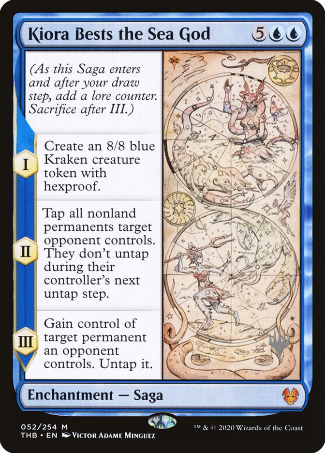 Kiora Bests the Sea God (Promo Pack) [Theros Beyond Death Promo Pack]