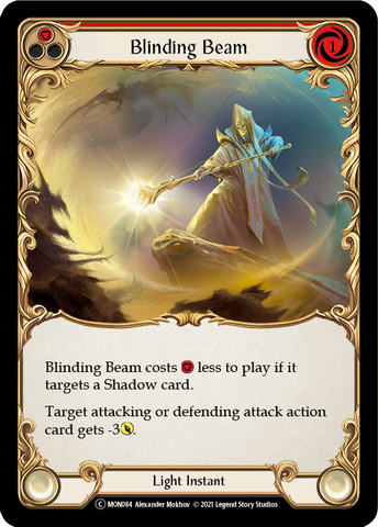 Blinding Beam (Red) [U-MON084-RF] (Monarch Unlimited) Unlimited Rainbow Foil