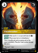 front of card Facebreaker [Origins]