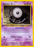 Unown (U) (51/75) [Neo Discovery 1st Edition]