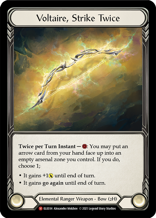 Voltaire, Strike Twice [ELE034] (Tales of Aria) 1st Edition Normal