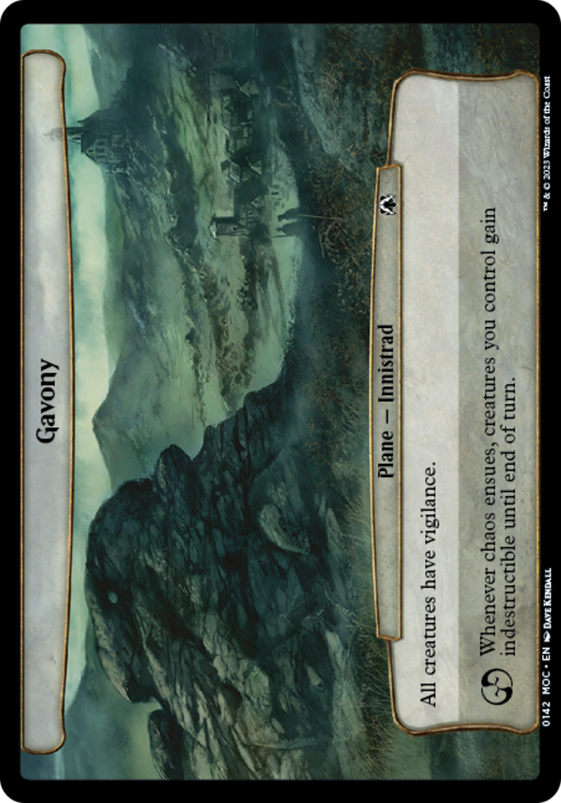 (Oversized Plane) Gavony [March of the Machine Commander Planes]