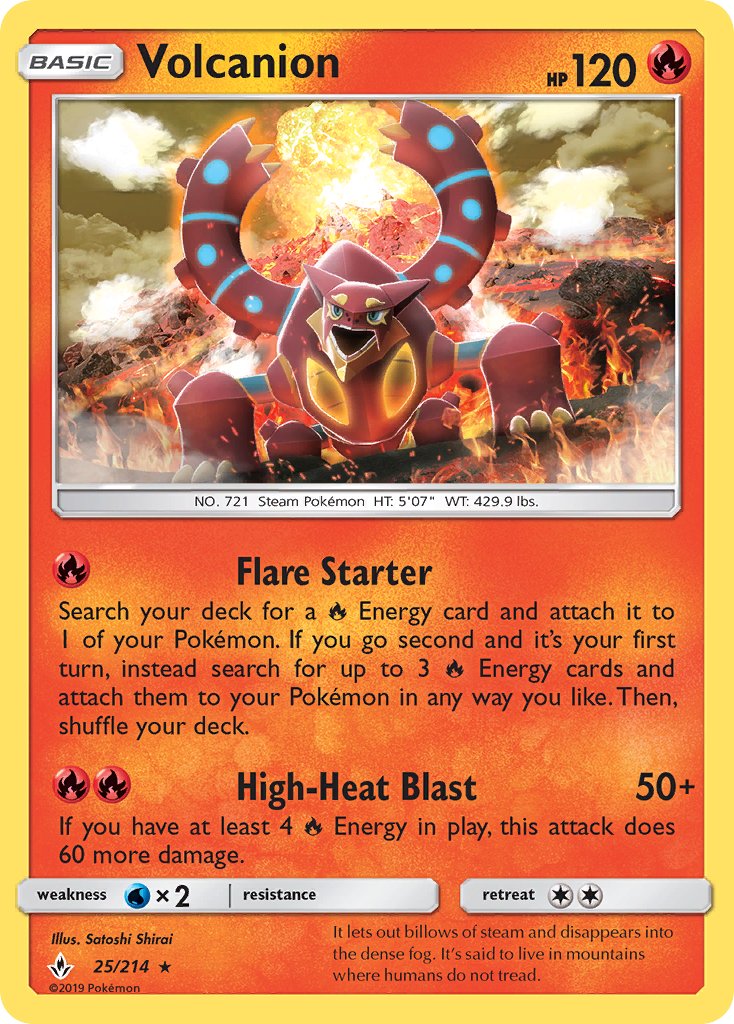 Volcanion (25/214) (Sun & Moon: Unbroken Bonds) [Theme Deck Exclusive]