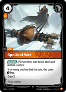 front of card Spoils of War [Origins]