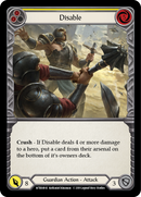 Disable (Yellow) [WTR049-R] (Welcome to Rathe) Alpha Print Rainbow Foil