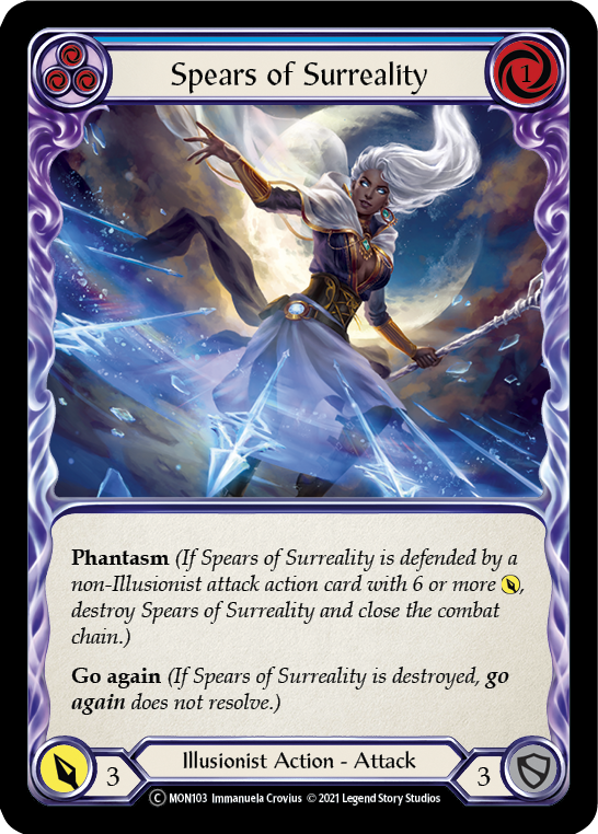 Spears of Surreality (Blue) [U-MON103] (Monarch Unlimited) Unlimited Normal