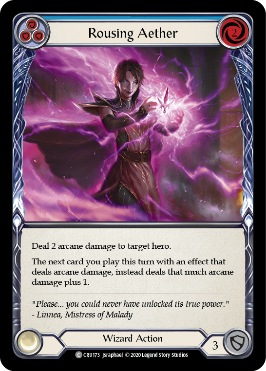 Rousing Aether (Blue) [CRU173] (Crucible of War) 1st Edition Normal