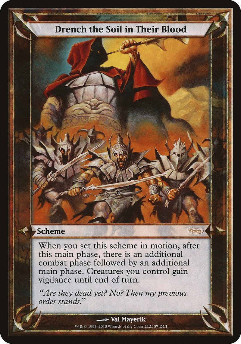 (Oversized Schemes) Drench the Soil in Their Blood [Promotional Schemes]