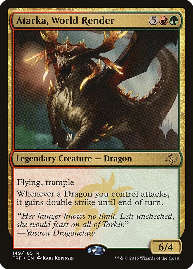 Atarka, World Render (Promo Pack) [Fate Reforged Promo Pack]