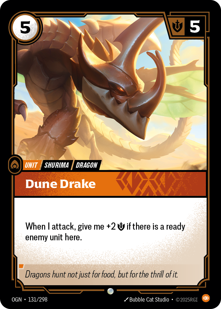 front of card Dune Drake [Origins]
