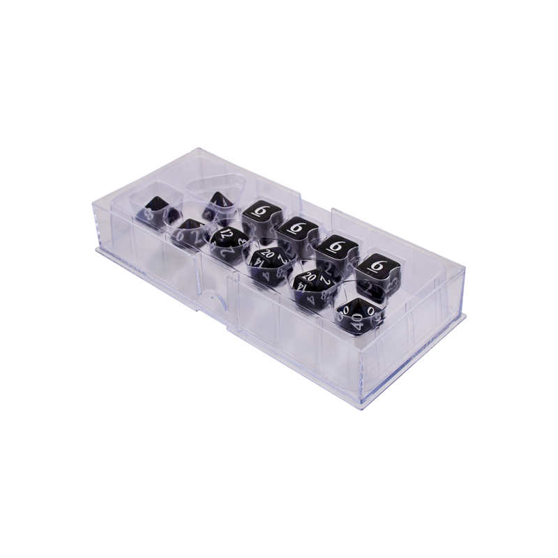 Ultra PRO: 11-Dice Set - Eclipse (Jet Black)