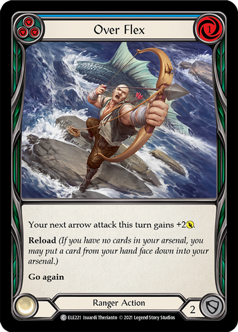 Over Flex (Blue) [ELE221] (Tales of Aria) 1st Edition Rainbow Foil