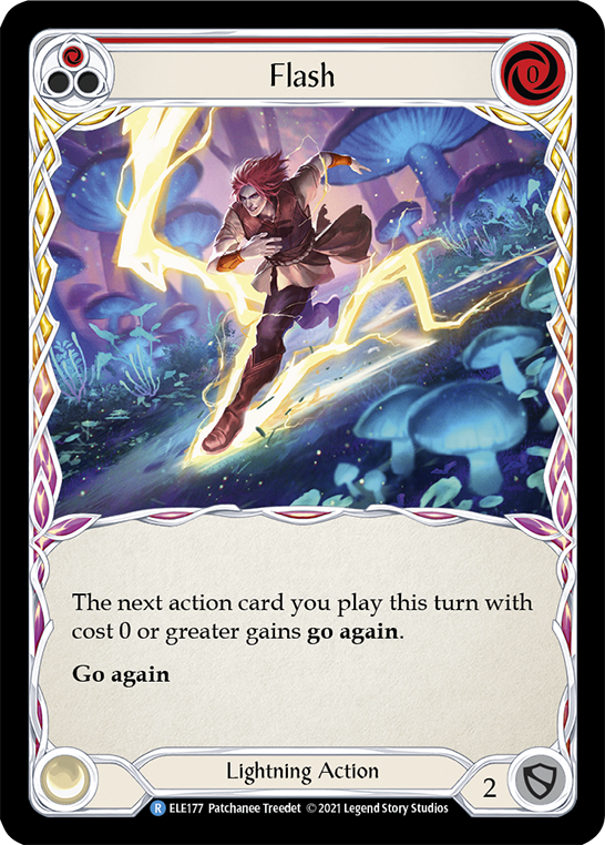 Flash (Red) [ELE177] (Tales of Aria) 1st Edition Normal