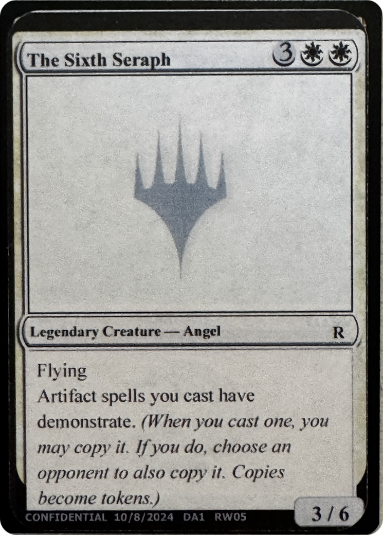 The Sixth Seraph [Unknown Event Promo Sticker Cards]