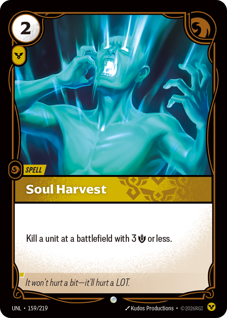 front of card Soul Harvest [Unleashed] 159/219
