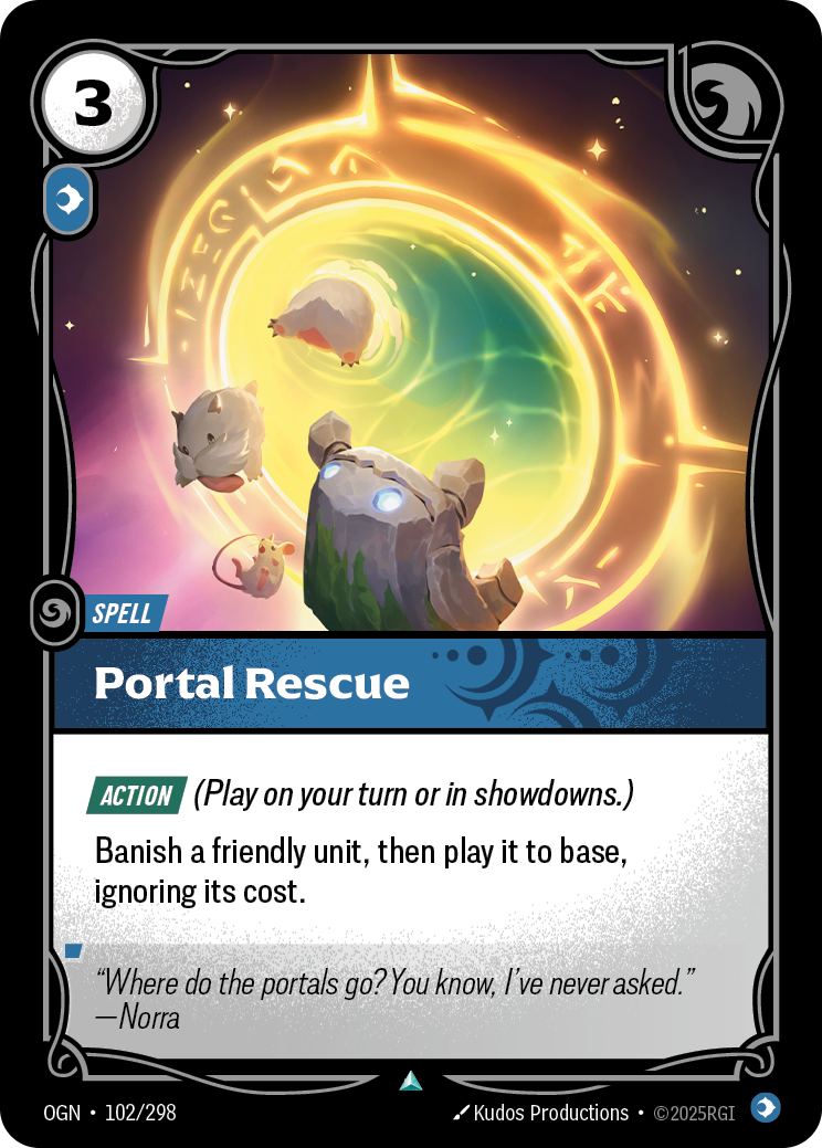 front of card Portal Rescue [Origins]