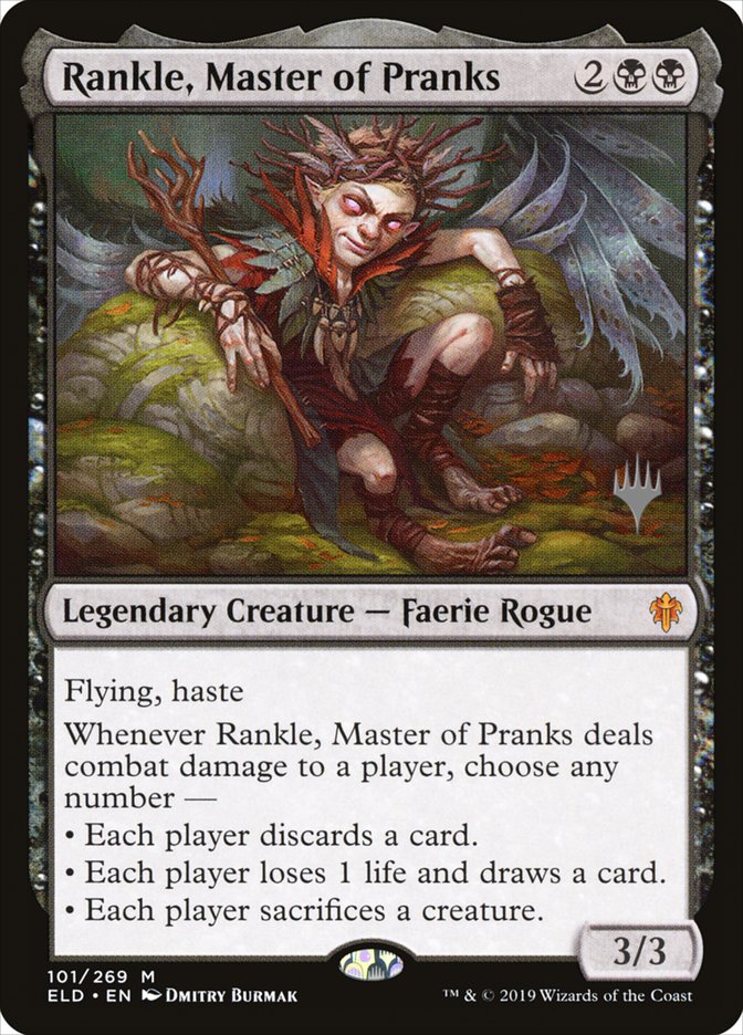 Rankle, Master of Pranks (Promo Pack) [Throne of Eldraine Promo Pack]