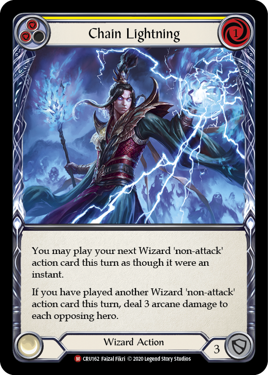 Chain Lightning [CRU162] (Crucible of War) 1st Edition Normal