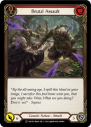Brutal Assault (Red) [U-CRU192] (Crucible of War Unlimited) Unlimited Rainbow Foil
