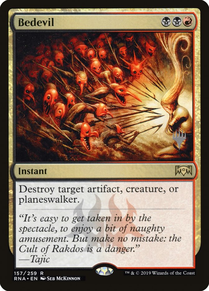 Bedevil (Promo Pack) [Ravnica Allegiance Promo Pack]