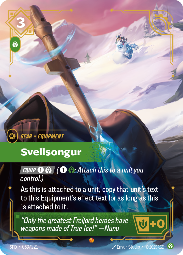 front of card Svellsongur [Spiritforged] 059/221