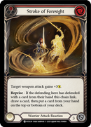 Stroke of Foresight (Red) [U-WTR138] (Welcome to Rathe Unlimited) Unlimited Normal