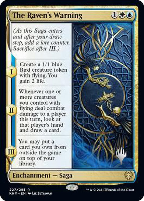 The Raven's Warning (Promo Pack) [Kaldheim Promo Pack]